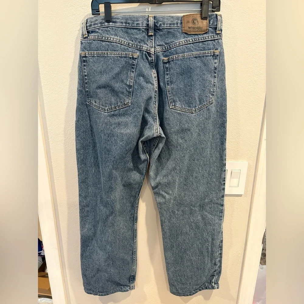 Wrangler Denim Jeans Men’s Size 33x30 Made in the USA Straight Leg - Picture 10 of 16